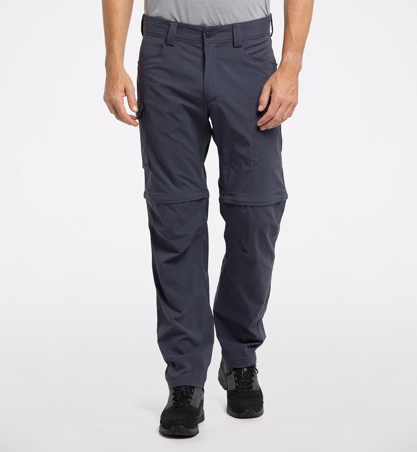 Haglöfs Mens Lite Zip Off Hiking Pants Blue New Zealand 49817MBWE